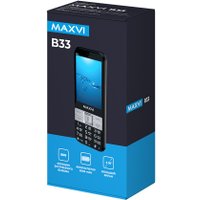 Кнопочный телефон Maxvi B33 (черный) в Бобруйске