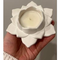 Ароматическая свеча Gentle Art Белый Лотос аромат Миндаль и цветы вишни в Бресте