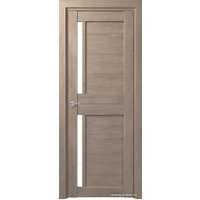 Межкомнатная дверь Юркас Deform D17 ДО 90x200 (дуб шале седой/lacobel белый лак)