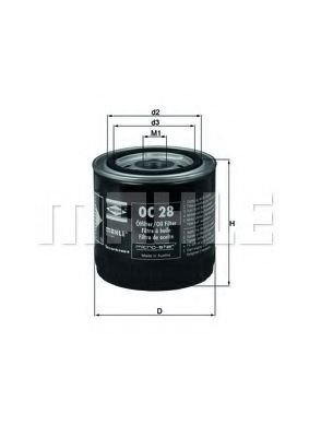 

Масляный фильтр Mahle Knecht OC28