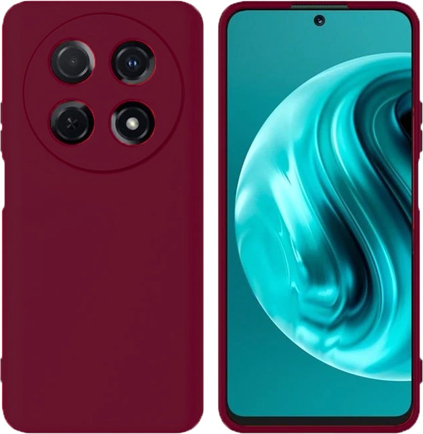 

Чехол для телефона KST Silicone Cover для Huawei Nova 12i (марсала, с закрытым низом)