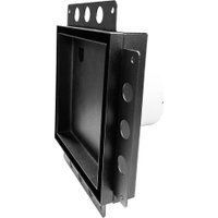 Вентиляционная решетка HOMY Air Pro APT125BMSZ 25x25 с маяком (черная)