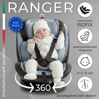 Детское автокресло Sweet Baby Ranger 360 Isofix 0-36 (серый)