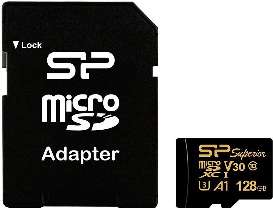 

Карта памяти Silicon-Power Superior Golden A1 microSDXC SP128GBSTXDV3V1GSP 128GB