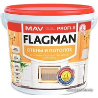 Шпатлевка MAV Flagman Profi-8 Старт-Финиш (5 л, белый)