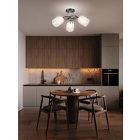 Припотолочная люстра Aitin Pro НПБ 02-3x60-101 K2246/3 (черный/хром)