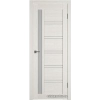 Межкомнатная дверь Atum Pro Х38 80x200 (artic oak, стекло white cloud)