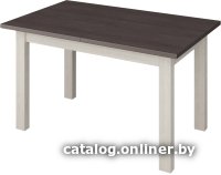 Кухонный стол Senira Кастусь 110-145x70 (венге/белый)