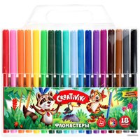 Фломастеры Creativiki ФЛВ18КР (18 цветов)