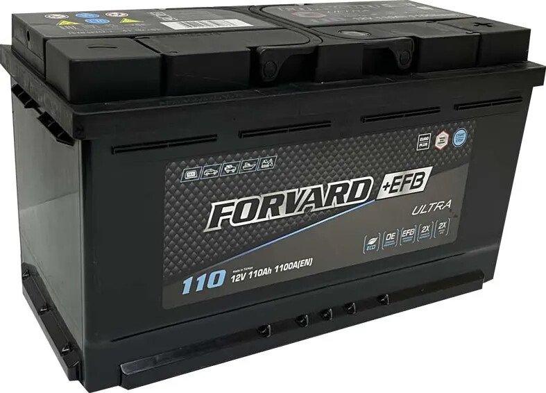 

Автомобильный аккумулятор Forvard EFB Ultra R+ (110 А·ч)