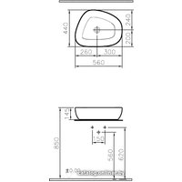 Умывальник Vitra Outline 5991B403-0016