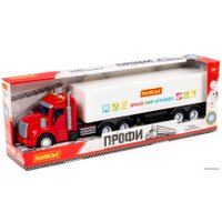 Грузовик Полесье Профи Тягач с полуприцепом 93462 (красный/белый)