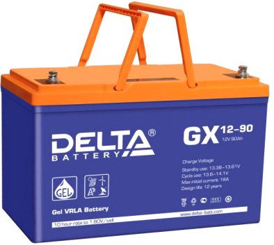 

Аккумулятор для ИБП Delta GX 12-90 (12В/90 А·ч)