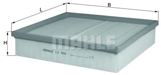 

Воздушный фильтр Mahle Knecht LX946