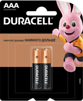Батарейка DURACELL LR03/MN2400/AAA 2BP