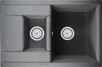Кухонная мойка Berge BR-7612 (графит матовый)