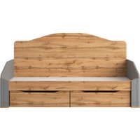 Кровать-тахта Involux Sale 90x200 с ящиками км0144 (серый шифер/дуб натюрель)