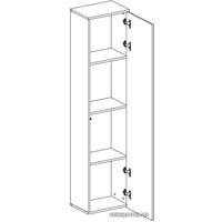 Шкаф-пенал НК-Мебель Point Тип-40 (дуб вотан)