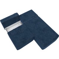 Угловой диван Лига диванов Лига-060 НПБ угол универсальный 129510 (велюр Brut 11 синий)