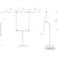 Магнитно-маркерная доска 2x3 Мобилчарт Про TF02