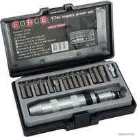 Набор отвертка с битами Force 5171 17 предметов
