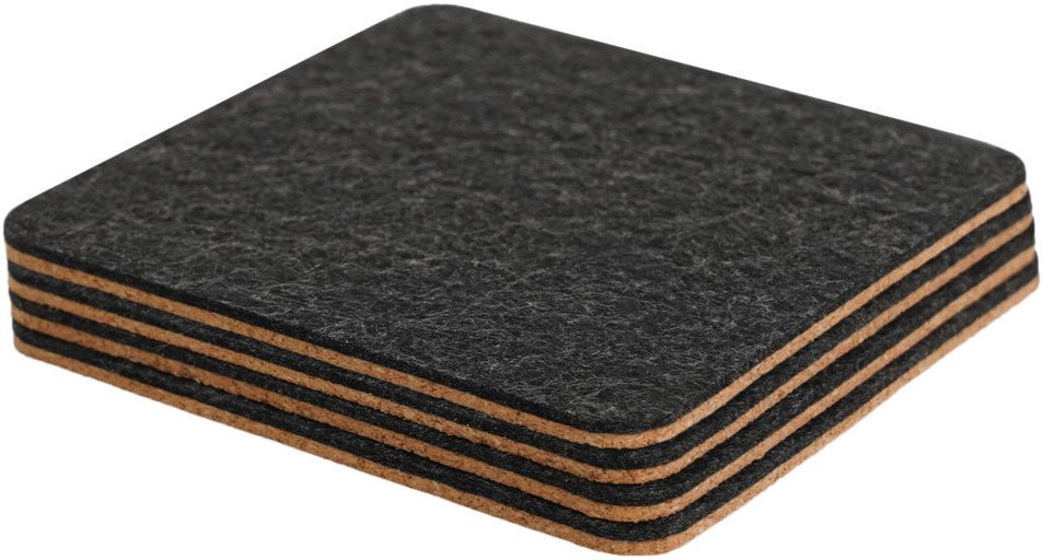 

Подставка под кружку Shevdesk Shev Desk Coasters (4 шт, темный)