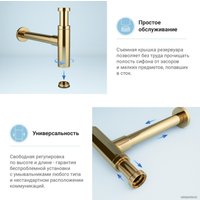 Сифон Wellsee Drainage System 182121000 (золото)