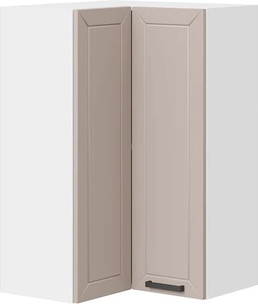 

Шкаф навесной Трия Лорас 1ВВ6УП (белый/холст латте)