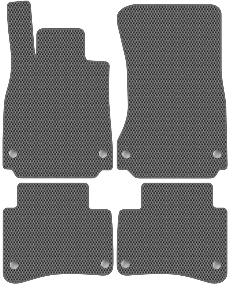 

Комплект ковриков для авто Alicosta Mercedes-Benz S-Class VI (седан, гибрид / W222 4Matic) 2013 - 2020 (серый, ромб)