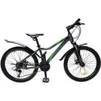 Велосипед Greenland Formula 24 р.14 2024 (серый/зеленый)