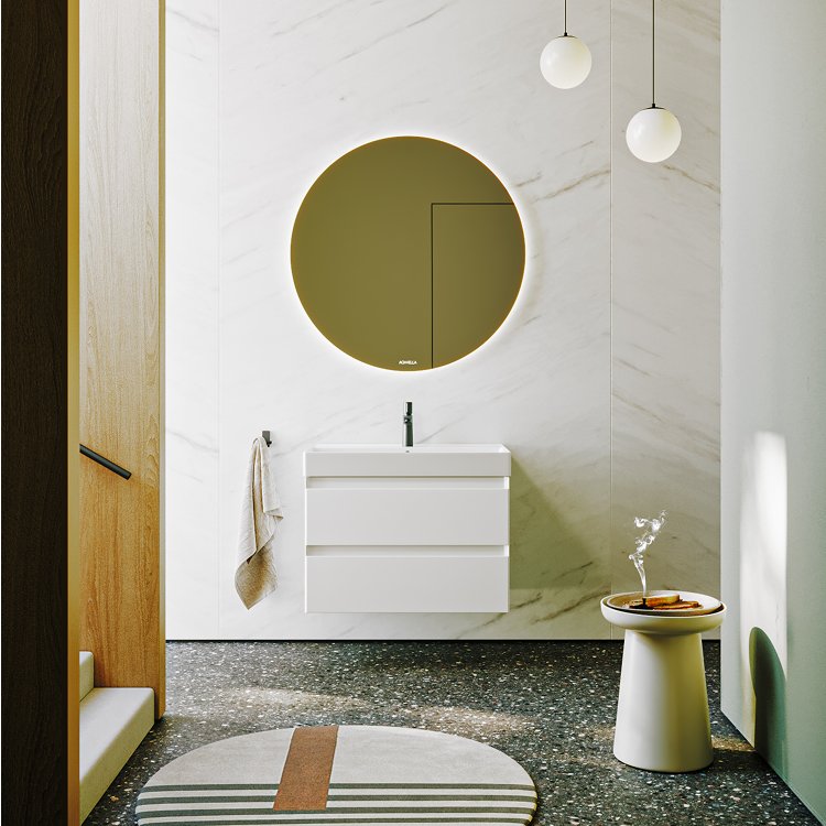 

Aqwella Тумба с умывальником Geometria GE01082WM+4610119205126