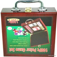 Карточная игра Zez Набор для покера в чемодане 100 фишек с номиналом 6641-M1 в Витебске