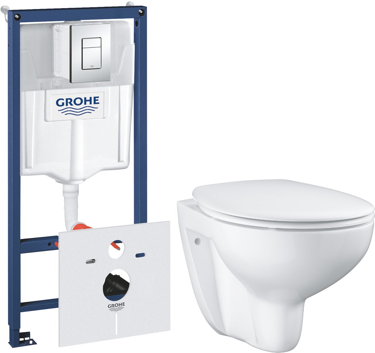

Унитаз подвесной Grohe Bau 39351000 + 38775001
