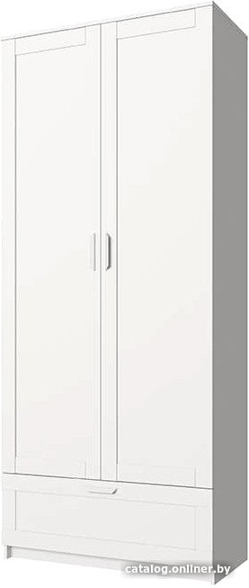 Шкаф распашной Anrex Skagen 2D1S 90x42.2x210 (белый)
