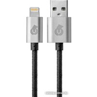 Кабель uBear Cord USB Type-A - Lightning DC01BL01-I5 (1 м, черный)