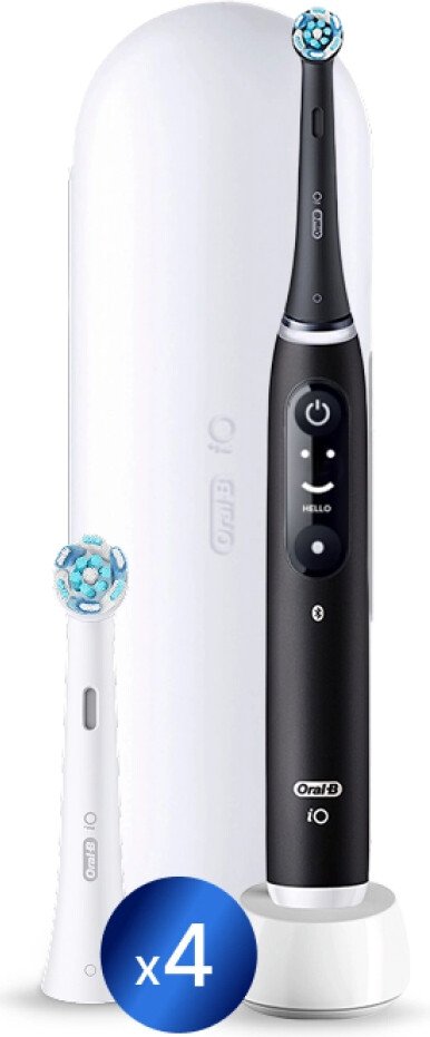 

Электрическая зубная щетка Oral-B iO 6 (с насадкой Ultimate Clean 4 шт, черный)