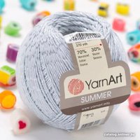 Пряжа для вязания Yarnart Summer 50 100 г 350 м (светло-серый)