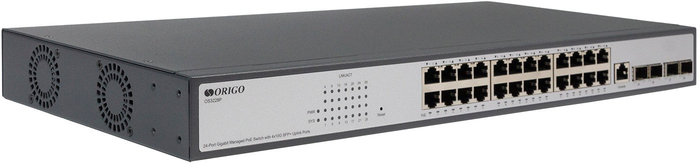 

Управляемый коммутатор 3-го уровня Origo OS3228P/380W/A1A