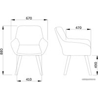 Интерьерное кресло AksHome Soft (бежевый)