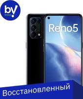 

Смартфон Oppo Reno5 4G 128GB Восстановленный by Breezy, грейд B (черный)