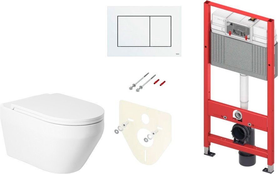 

Унитаз подвесной Saniteco KW-9009W + TECE Kit 9400413