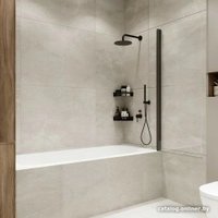 Стеклянная шторка для ванны Benetto Open BEN802-BLC