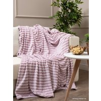 Плед Tex Republic Absolute Зигзаг двухцветный Flannel 200x220 92578 (сиреневый)