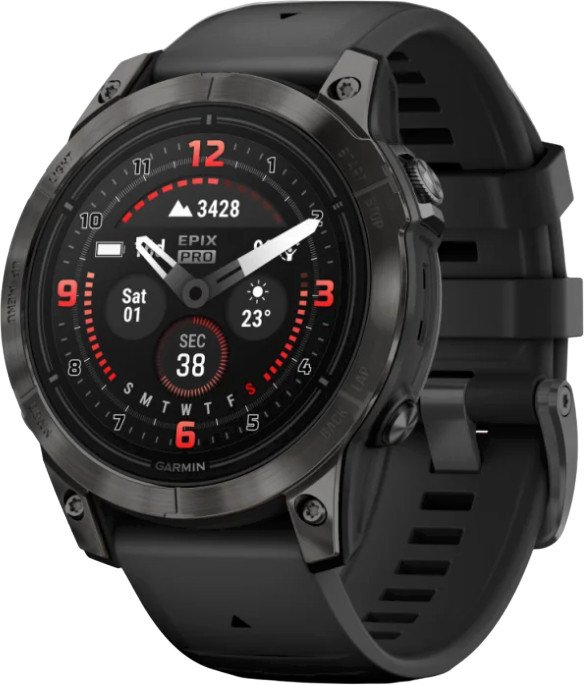 

Умные часы Garmin Epix Pro Gen 2 Sapphire 47 мм (карбоново-серый титан/черный)