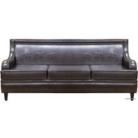 Диван Brioli Луи трехместный (экокожа, L13 коричневый)