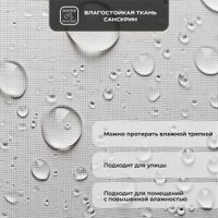 Рулонные шторы Sundays Home Санскрин SS 1300-01 61х215 (белый)