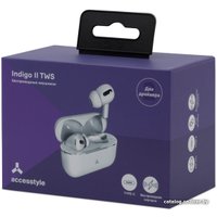 Наушники AccesStyle Indigo II TWS (белый)