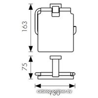 Держатель для туалетной бумаги Kaiser Canon KH-2300