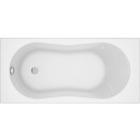 Ванна Cersanit Nike 150x70 с сифоном Prime 64287 (без ножек, сифон черный)