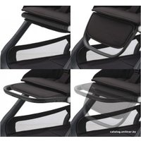 Универсальная коляска Bugaboo Dragonfly (2 в 1, black/midnight black/grey melange)